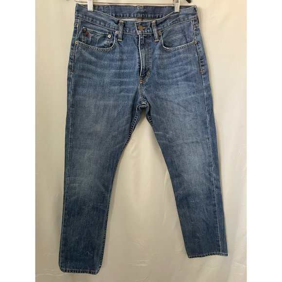Polo Ralph Lauren Mens Medium Wash Slim 